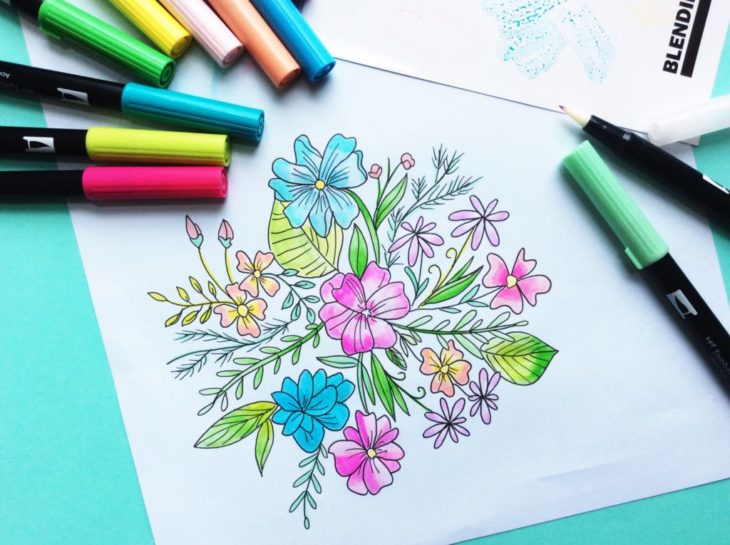 Красивые картинки для срисовки цветные сложные