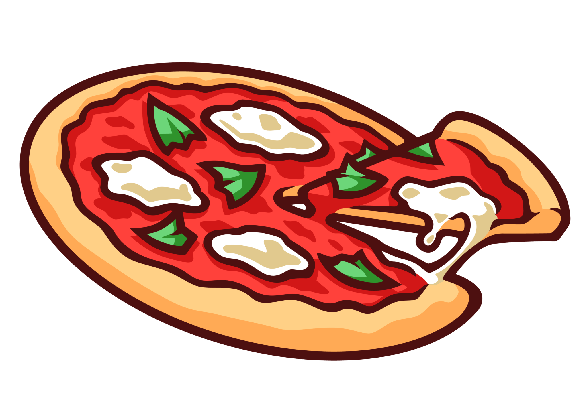 Пицца рисунок png
