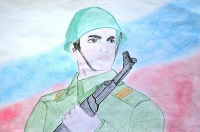 Красивые рисунки военные