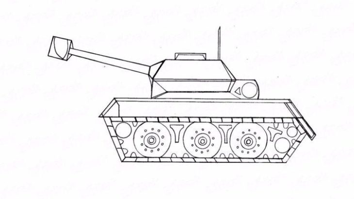 Картинки для рисования танки