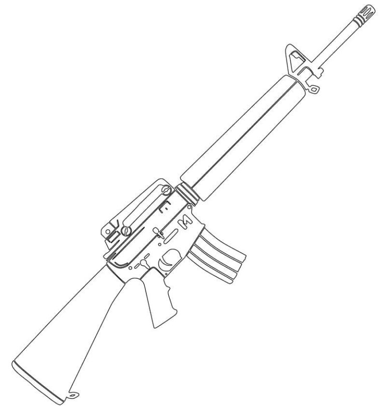 Картинки оружия для срисовки