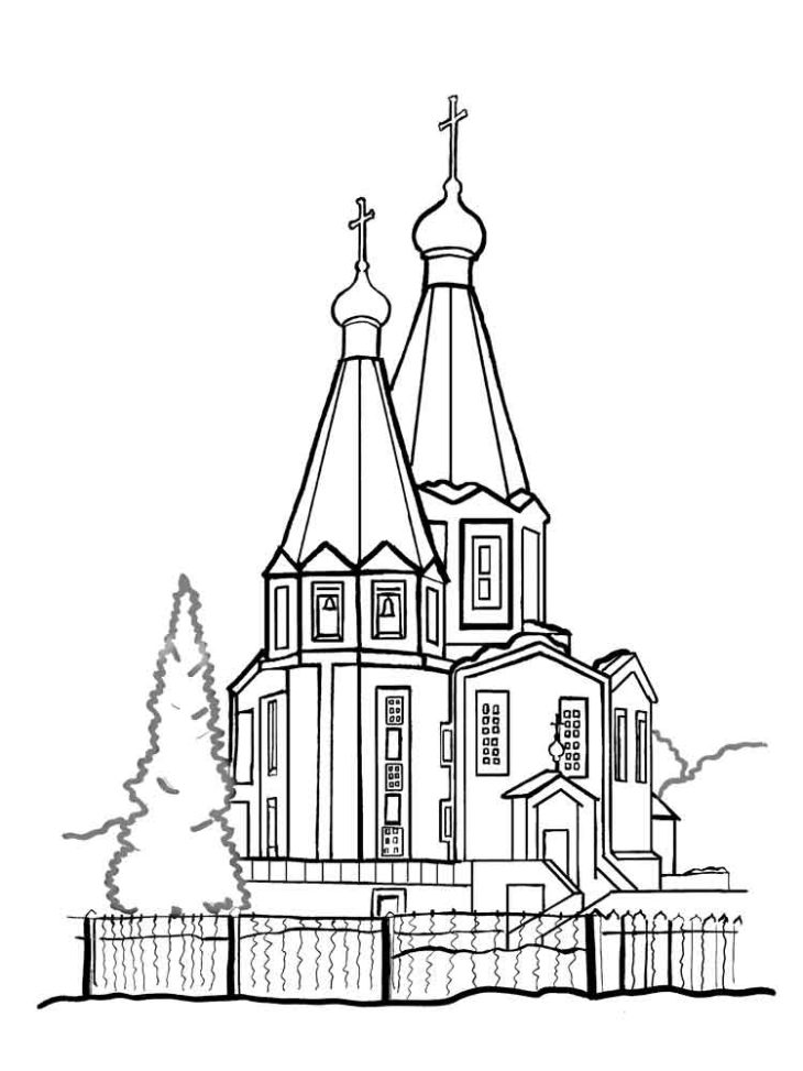 Троицкий собор рисунок гасу