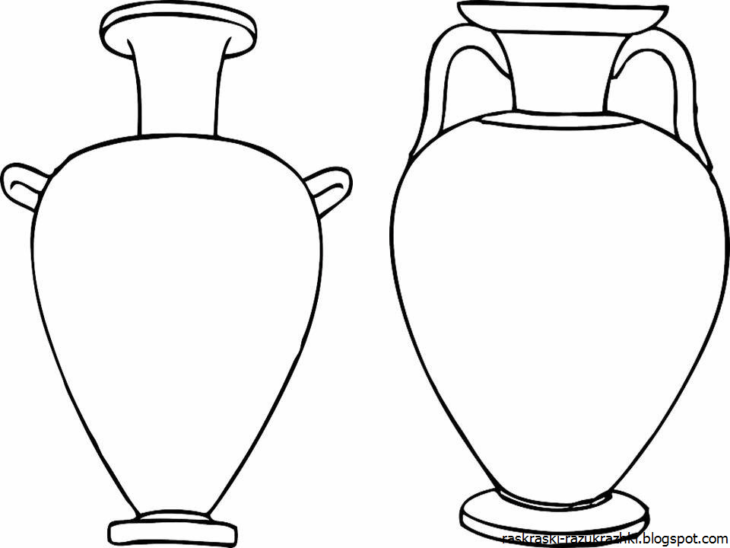 Стеклянная ваза для срисовки