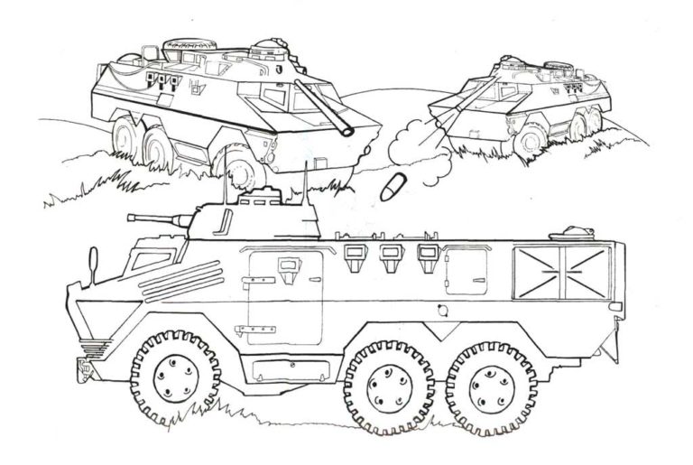 Картинки военной техники для срисовки